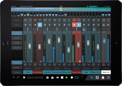 PreSonus Studio One Remote現已可以使用iPad 控制Studio One